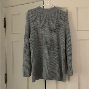 Gray bulky sweater
